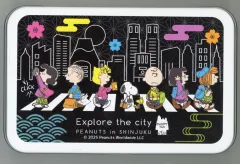 【中古】小物入れ・マルチケース・缶ケース 集合 キャンディ缶(缶のみ) 「PEANUTS(SNOOPY)」 スヌーピータウンショップ新宿店限定