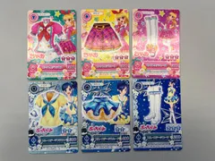 アイカツカード ピンクトルテ ちゃお ブルーステージ コーデ ぷっちぐみ 星宮いちご 霧矢あおい　【A10/0805-2】