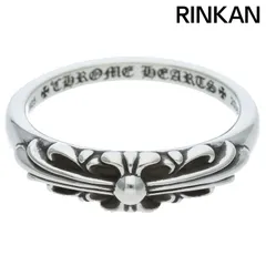 ⭐︎CHROME HEARTS⭐︎ベビークラシックフローラルクロスリングUS8 クロムハーツベビークラシックフローラルクロスリング|クロム
