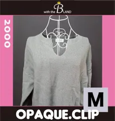 OPAQUE.CLIP　オペークドットクリップ　長袖　ニット