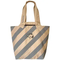 新品 スヌーピーバッグ ROOTOTE ルートート ミディアム.Wストライプ ピーナッツ ベージュ｜沖縄発送不可【SPORTUS】