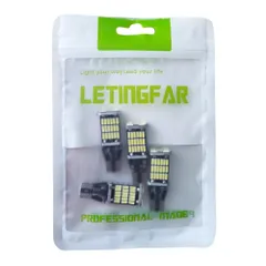 LED バックランプ 爆光1200ルーメン キャンセラー内蔵 CANBUS バックランプ T16 T16 W16W T10 T15 バックランプ 高輝度 ホワイト4014LED 45連 12V 無極性 ホワイト 後退灯 バックライト 6000K 5000