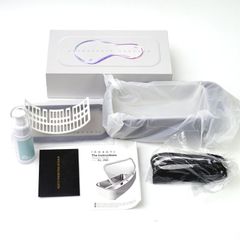 超音波洗浄機（容量450mlタイプ）＋専用洗浄液 1本【中古・動作確認済み】