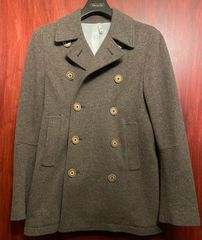 ほぼ新品』RRL ピーコート メンズ 希少！ウール カーキ ラルフローレン