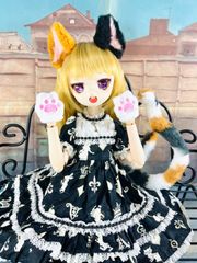 狐耳&狐しっぽセット/DD*SD*MDD*DDP*DDS*MSD*40～60cmドールさん向け