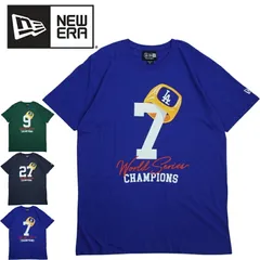 【クリックポスト対応可】NEW ERA ニューエラ30466AA00 MLB CHAMPION RING TEEチャンピオンリング TシャツBLUE(ブルー) NAVY(ネイビー) GREEN(グリーン)メンズ 青 緑 紺 スポーツ メジャーリーグロゴ 野球