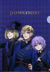 【中古】クリアファイル ポムフィオーレ寮 A4クリアファイル LNアート2 「ディズニー ツイステッドワンダーランド LINE公式スタンプアートフェア」