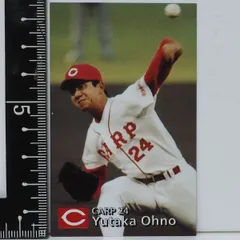 97年 カルビー プロ野球カード 191【大野 豊 投手 広島東洋カープ】平成9年 1997年 当時物 Calbeeおまけ食玩BASEBALL【中古】送料込