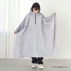 シマエナガレインポンチョ ユニセックス 新品