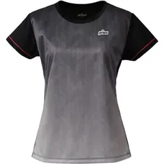 【新品】【Sサイズのみ】prince（プリンス）レディース・ウィメンズ ゲームシャツ 遮熱 半袖 テニス ウェア バドミントン パドルテニス ウエア ラケットスポーツ ゲームシャツ  グレー  TML182T-154-S