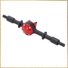 ☆彡送料無料でお届け☆彡Size:黒赤 WPL D12 メタルリヤブリッジアクスル 耐久性高いアルミニウム合金製 RCカーのアップグレードパーツ 車のメンテナンス用 アプリケーション:WPL D12 (黒赤)