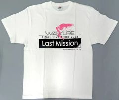 [중고] 티셔츠 발큐레 FINAL LIVE TOUR 2023 티셔츠 화이트 L 사이즈 [마크로스 Δ SANKYO presents 발큐레 FINAL LIVE TOUR 2023 ~Last Mission~]
