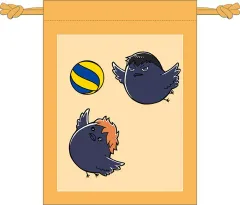 【中古】バッグ 集合 巾着 「ハイキュー!!」