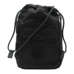 MONCLER☆ARGENS ブラック　メンズ　斜めがけカバン ショルダーバッグ MONCLER☆ARGENS ブラック メンズ 斜めがけカバン ショルダー