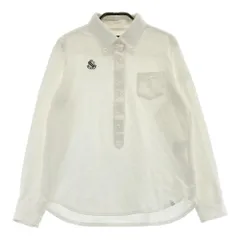 サイズ：0 PEARLY GATES パーリーゲイツ  長袖ポロシャツ ボタンダウン  ホワイト系 [240101430226] ゴルフウェア レディース ストスト