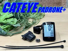 イチ推し!! 美品!! CATEYE PADRONE+ CC-PA110W キャットアイ パドローネ プラス 動作確認済み ワイヤレスサイクルコンピューター スピードメーター サイコン ロード ミニベロ クロス MTB 同梱発送承り中!! M-672のサムネイル