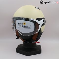 ZEALOT　ジルライド2 インナーシールドジェット　MATT IVORY　Mサイズ　JR0014　ジェットヘルメット