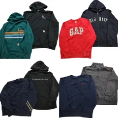 古着卸 まとめ売り ブランドMIX スウェット 8枚セット (メンズ L /XL ) ラルフ ノーティカ ギャップ オールドネイビー 中古 古着 NB8251