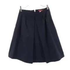 マックスマーラ プリーツスカート 38 ブラック系 MAX MARA バックジップ レディース 【中古】  【230909】