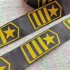 刺繍タグ　10枚セット　エンブレム　スター