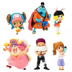 [중고] 트레이딩 피겨 전 6종 세트 [From TV animation ONE PIECE 원피의 열매 제10해전]