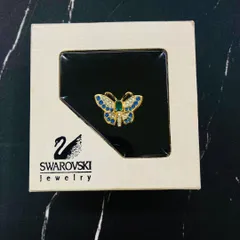 Swarovski スワロフスキー 蝶 ブローチ 胸飾り アクセサリー