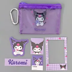 【中古】グッズセット クロミ 「サンリオキャラクターズ クリアポーチ＆ステッカーセット」