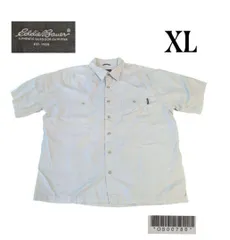 00sEddie Bauerエディバウアー　古着半袖シャツ　ワイド　XLボックス