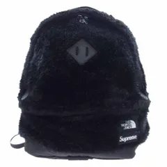 Supreme シュプリーム バックパック 20AW NF0A5G86 × THE NORTH FACE Faux Fur Backpack ザノースフェイス ファー バックパック リュック ブラック系【中古】のサムネイル