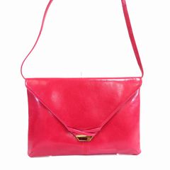 #ab Rodo ロド WAKO ワコー 和光 ショルダー クラッチ バッグ ピンク系 パーティー レザー 皮革 イタリー 銀座和光 942280 k01
