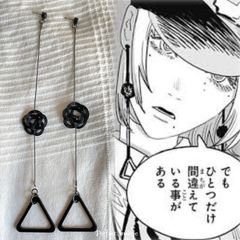 groundY×チェンソーマンコラボピアス スターターピアス チェンソーマン飢餓ピアス(改め△死の悪魔△) - メルカリ