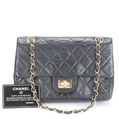 美品 シャネル ギャランティカード シリアル付 マトラッセ 2.55 2WAY ショルダーバッグ 肩掛け トート ハンド レディース EUE CW33-9【中古】