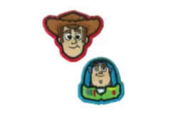 スモ 【送料無料】 【ピクサーキャラクター】2Pセットワッペン【ウッディとバズ】【エイリアン】【トイストーリー】【ディズニー】【映画】【アニメ】【ワッペン】【アイロンパッチ】【アップリケ】【2個入り】【2個セット】【雑貨】【グッズ】