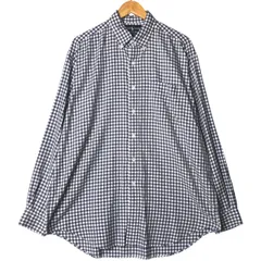 古着 ラルフローレン Ralph Lauren BLAKE ギンガムチェック 長袖 ボタンダウンチェックシャツ メンズL相当/eaa575217