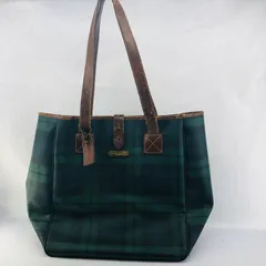 ●POLO RALPH LAUREN トートバッグ GRN チェック
