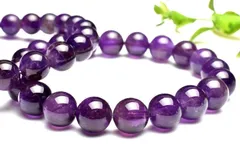 ウルグアイ産 アメジスト 10mm ブレスレット 1個売り パワーストーン 天然石 _BG5362-10