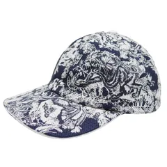 22aw クリスチャンディオール Cap-D-PLAYER TDL RE トワル ドゥ ジュイ ソヴァージュ 刺繍 ベースボールキャップ 帽子 Dプレイヤー 6パネル Toile de Jouy Sauvage Embroidery 57cm/YM12