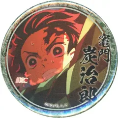 【中古】バッジ・ピンズ 竈門炭治郎(ヒノカミ神楽/正面) 「鬼滅の刃 無限列車編・遊郭編 キャラクター絵巻カフェ in ufotable Cafe×マチ★アソビCAFE 第一期 44mmくじ引き缶バッジ(竈門炭治郎)」