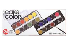 ホルベイン 固形水彩絵具 ケーキカラー C032 不透明24色セット