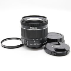 ■ほぼ新品■ CANON標準ズームレンズ EF-S18-55mm F4.0-5.6IS STM APS-C対応…