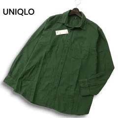 【新品 24AW】 UNIQLO ユニクロ 秋冬 ネル★ 長袖 フランネル シャツ Sz.XL メンズ 大きいサイズ 未使用