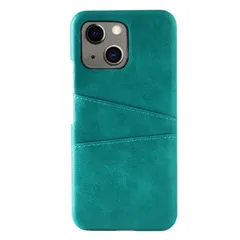 iPhone13 mini ケース アイフォン13ミニ  カード収納 レザー スマート ケース 【Color】 ピーコックグリーン