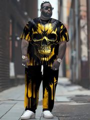 半袖シャツセットアップ ハーフパンツ 上下 054 柄シャツ 大きいサイズ ヤクザ ヤンキー オラオラ系 悪羅悪羅 服 メンズ ファッション