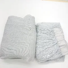 ◇ ⊇ MISCH MASCH ミッシュマッシュ ニットワンピース レ－ススカ－ト サイズM グレー系 レディース E  【1409240038337】