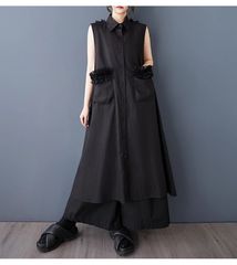 極美品】スリースクウェア 伝説のブラウス ブラック 大きめ女子も安心