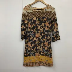 Desigual デシグアル ワンピース ひざ丈スカート 18WWVW30 オリエンタルプリントチュニックドレス 7分袖