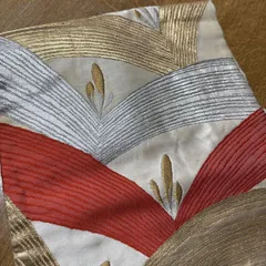 き136◯ 名古屋帯　 アンティーク 金糸 和装