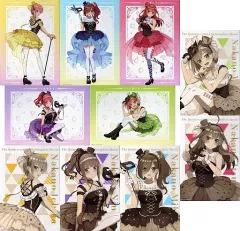 【中古】ポスター 全10種セット A3クリアポスター 「ひこくじ 映画 五等分の花嫁～masquerade party～」 G賞