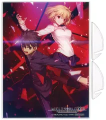 【中古】アクリルスタンド・アクリルパネル 遠野志貴＆アルクェイド(メインビジュアルVer.) オリジナルアクリルパネル 「PS4/Switchソフト MELTY BLOOD： TYPE LUMINA」 エビテン購入特典