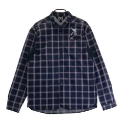 サイズ：XL OAKLEY オークリー  長袖シャツ　スカル刺繍 チェック柄 ブラック系 [240101533827] ゴルフウェア メンズ ストスト